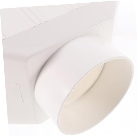 OSALADI White PVC Downspout Connector for Rainwater Management Drain - Image 5