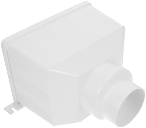 PVC Rain Gutter Diverter for Barrel, White Plastic Downspout Adapter by Unknown