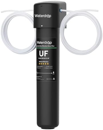 Waterdrop 15UC-UF 0.01 μm Inline Water Filter for Refrigerator, 2 Years by Waterdrop