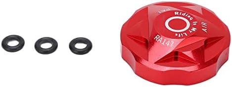 ANGGREK Bike Fork Cap,Air,Front Fork Air Chamber Cover Bicycle Suspension Fork Air Gas Valve Cap Aluminium Alloy for Mountain Bike - Image 5