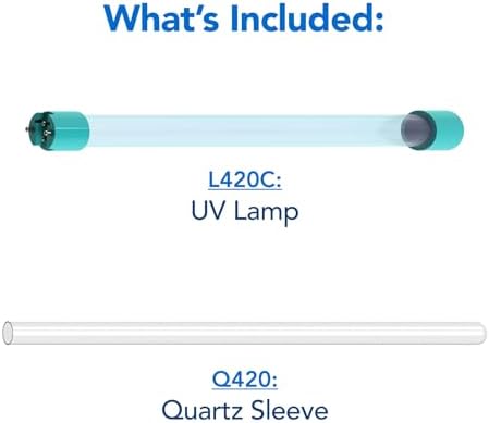 Kind Water UV Replacement Lamp & Quartz Sleeve – Fits E-1000 UV, E-2000 UV & E-3000 UV Whole House Systems – Annual Kit for UV Water Purification - Image 3