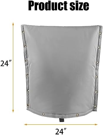 Insulated Backflow Preventer Pouch - Outdoor Pipe Insulation for Winter, Well Pump & Sprinkler Valve Protection - Image 2