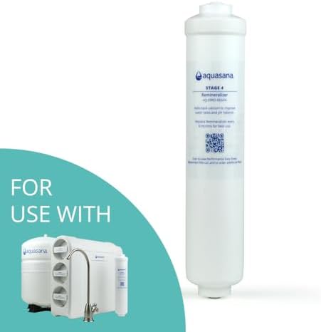 Aquasana SmartFlow™ Reverse Osmosis Water Filter Remineralizer Replacement Lasts 6 Months - Not Compatible with OptimH2O - Replacement only - Image 2