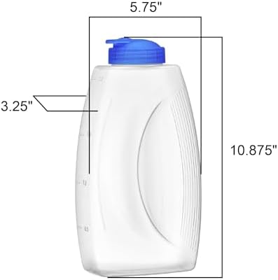 Amazing Abby - Fitly - 64-oz Plastic Pitcher (2-Pack), Unbreakable Water Pitcher with Lid, BPA-Free, Heat-Resistant, Dishwasher-Safe, Great for Both Iced and Hot Drinks, Indoors and Outdoors - Image 6