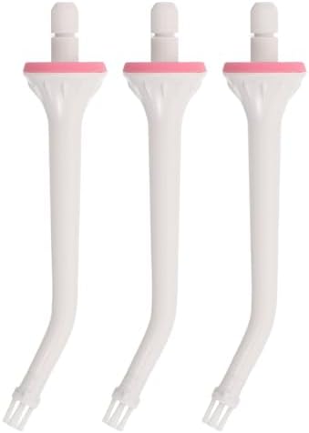 3pcs Water Flosser Replacement Heads Plastic Tips for Deep Cleaning by HOME