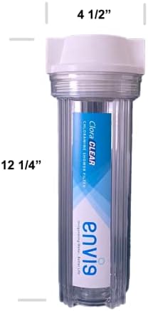 Envig CloraClear Chloramine & Hydrogen Sulfide Shower Filter, Reduce Dry Itchy Skin, Hair Loss, Dandruff, Eczema, Psoriasis, and Asthma, Improve Skin Hair Respiratory Condition - Image 6