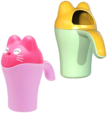 2Pcs Baby Bath Shampoo Rinse Cup, Boy Girl Shower Head for Hair Washing by CIMAXIC