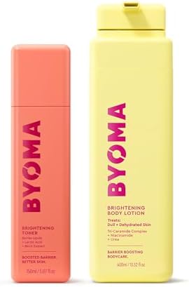 BYOMA Brightening Toner & Brightening Body Lotion Bundle by BYOMA