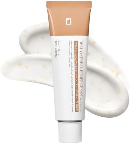 TOSOWOONG Calm & Correct Routine: Colloidal Oatmeal Cream for Dryness & Salmon DNA Eye Treatment for Fine Lines - Fragrance-Free Soothing & Firming K-Beauty Kit - Image 3