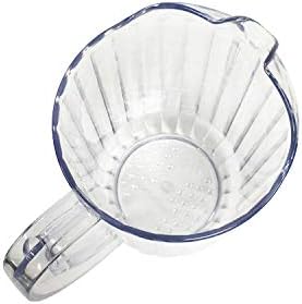 Clear Foodservice Polycarbonate pitcher, Polycarbonate Beer pitcher,Polycarbonate decanters, Restaurant Water Pitcher, plastic beverages Pitcher (transparent, 46 oz) - Image 6