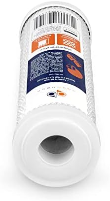 Aquaboon 5 Micron 10 x 2.5 Carbon Block Water Filter Cartridge CTO Whole House Water Filter Replacement Compatible with WHKF-WHWC, FXWTC, 4-PACK - Image 6