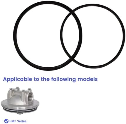 O-Ring for Water Filter Housings Diameter 4.2" O.D./4.8" O.D.Black 2 Pcs O-Ring Set - Image 3