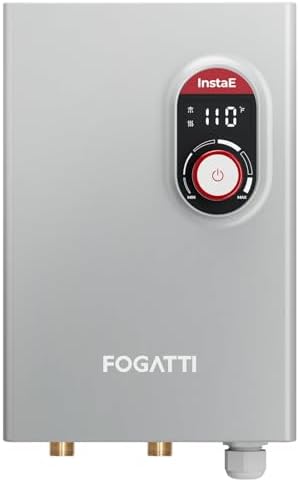 Tankless Water Heater Electric,240V,14kw,Max 3.3GPM,3s Instant Heating,ETL by FOGATTI