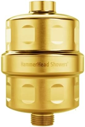 Hammerhead Metal Shower Head Filter, KDF-55 Removes Chlorine & Chemicals by HammerHeadShowers
