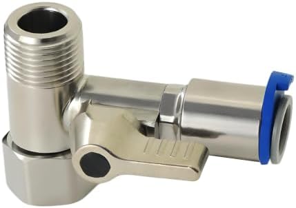 LYMLHVTG 9/16"x9/16"x3/8" Stainless Steel Tee Stop Valve by Unknown