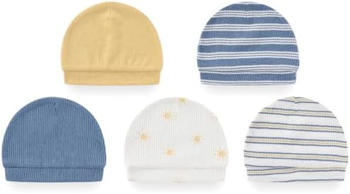 MAMIMAKA Newborn Baby Boy Girl Caps Mittens Socks Set Cotton Baby Essentials Accessories (Hats+Gloves+Socks) - Image 2
