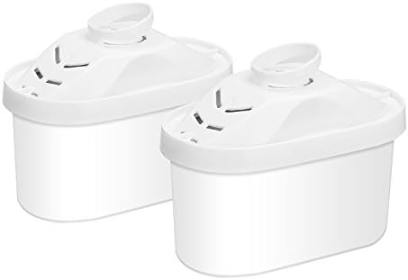 Hskyhan Alkaline Water Filter - Replacement Pitcher Water Filters, Cartridge Improve PH, 7 Stage Filteration System To Purify, 2 Pack by Hskyhan