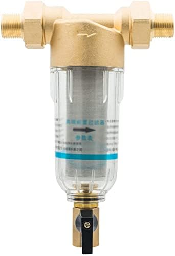 Water Filter Taps Pre-Filter Backwash Stainless Steel Mesh Filter Rust Removal Sediment Removal Stainless Steel Filter Grade 1 Filtration (Size : 1 inch-3.2cm) (1 inch) by Unknown
