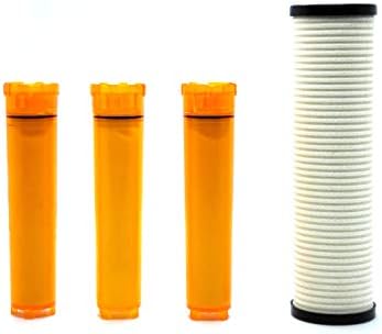 Sonaki Shower 300VPX Dual Filter Refill Cartridges - 4 Pack includes 3 Vitamin C 1 PureMax Filter - Remove Up to 99.9% of Chlorine and Chloramines Plus Heavy Metals - Image 2