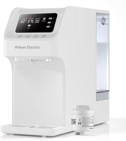 Waken Electric Countertop RO Water Filter, Low TDS, PF, Glacier White by WakenElectric