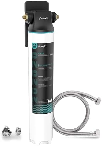 Frizzlife SW20 Under Sink Water Filter System, NSF/ANSI 53&42 Certified, 0.5 Micron Reduces 99.99% Lead, Chlorine, Bad Taste & Odor, Direct Connect Water Filter, 3 Years High Capacity, USA Tech by FRIZZLIFE