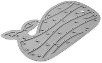 Skip Hop Non-Slip Baby Bath Mat, Moby, Grey, 30" x 15.5" (Rectangular) (Pack of 6) - Image 3