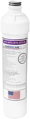 AFC® Model #AFC-WP3-BTN-ST3-UF Water Filter, Compatible with Watts® UF-3 Membrane WP105321 Push Button - 1 Filter by American+Filter+Company