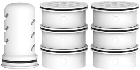 MARRIOTTO Pitcher Filters Compatible with LifeStraw, Carbon+Ion 1+6 by MARRIOTTO