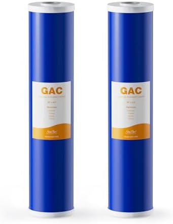 SimPure 5 Micron 20" x 4.5" GAC Granular Carbon Whole House Water Filter by SimPure_Water