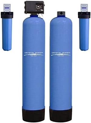 Smart High Flow Whole House Water Filter | 15 GPM (1-3 Bathrooms) | Includes Anti-Scale System | Crystal Quest by CrystalQuest