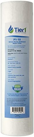 Tier1 1 Micron 2.5" × 10" Water Filter Replaces P1, PX01-9-78, SDC-25-1001 by Tier1