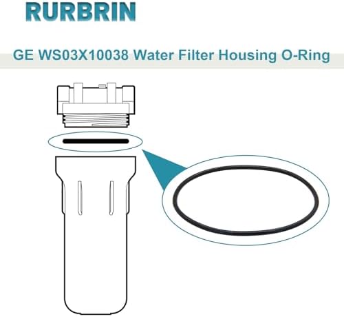 GE WS03X10038 O-Ring Replace for KWGE25RG, Compatible with GXWH01C, CXWH08C, GXWH04F, GXWH20F, GXWH20S, GXRM10 & GX1S01R 2.5 Inch Water Filter (4/Packs) - Image 4