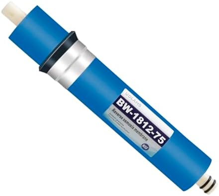 Reverse Osmosis Membrane 75 GPD 11.75"x1.75" RO Membrane Water Filter Replacement Fits Standard for Under Sink RO Drinking Water Filter Filtration Purifier System by UOLAMS