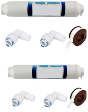 Water purifier cartridge with fittings 10 Inch T33 by Unknown