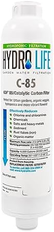 Camco Hydro Life 52700 Inline Water Filter (with Flexible Hose Protector, Hydroponics C-85) - Image 3