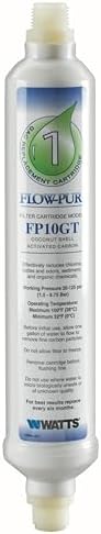 Watts Flow-Pur GAC RV 10" Inline Filter 1/2" MPT Threaded Fittings by WattsPremier