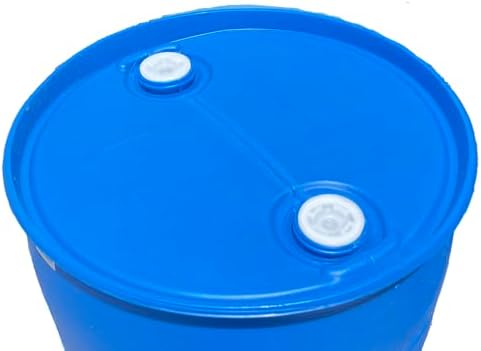 55 Gallon Blue Water Barrel | Solid Mold |2 Inch Bung Holes, Good for Long Term Drinking Water Use | BPA Free - Image 2