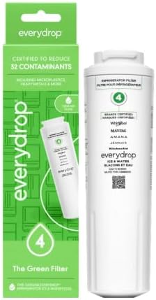 everydrop by Whirlpool Ice & Water Refrigerator Filter 4, Green, EDR4RXD1 by EveryDrop+by+Whirlpool