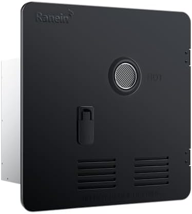 Ranein RV Water Heater Door Kit, 18x18 Inches Black Panel, Compatible with Ranein Models Only - Image 2