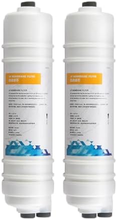 2-Pack 10 x 2.6 inch 0.01 Micron UF ultrafiltration Membrane Replacement cartridges, Universal Quick-Connect Water cartridges, Suitable Household Drinking Water by Unknown