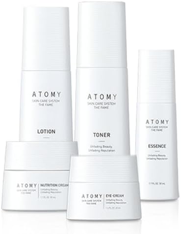 The Fame Skin Care System 1 SET including 5 kinds of skincare - Lotion, Toner, Essence, Eye Cream, Nutrition Cream | Korean Cosmetics | Unfading Beauty & Reputation | Strengthen Skin by bola+nymphea