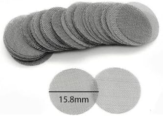 100 Pcs 5/8" (0.625 Inch/15.88mm) Stainless Steel Faucet Screen Replacement Kit – Universal Fit Faucet Aerator Screens & Water Line Strainers - Image 3