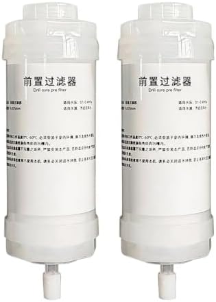 2-Pack PP Sediment Water Filter Cartridge, Universal Pre-Filter for Whole House, Shower, Washing Machine, Toilet & Under-Sink Systems(1.02x5.63 in) by Unknown