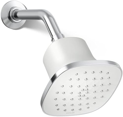 KOHLER Cinq Square Single-Function Filtered Showerhead, 2.5 GPM, Chrome by Unknown