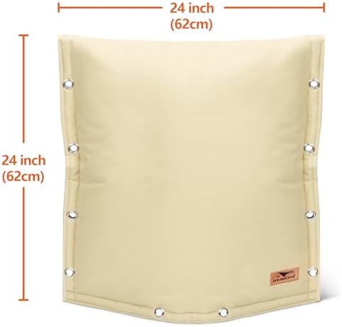 Extended Outdoor Faucet Cover Bundle with Backflow Preventer Insulation Cover - Image 6