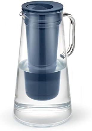LifeStraw Home – Water Filter Pitcher, 10-Cup, Midnight Blue, BPA Free Designed for Everyday Protection Against Bacteria, parasites, microplastics, Lead, Mercury, PFAS and a Variety of Chemicals by Unknown