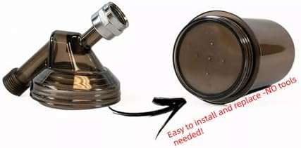 Vitamin C Shower Filter for Skin & Hair – Removes Chlorine for Sensitive Skin, Eczema & Dry Hair – High Pressure Shower Head Filter for Hard Water – Protects Skin Barrier & Hair Color - Image 7