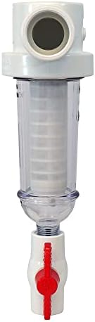 Merrill MFG 1-Inch Spin Down Sediment Water Filter, PVC T-Style with 100 Mesh Screen for Well and Irrigation Filtration - Image 4