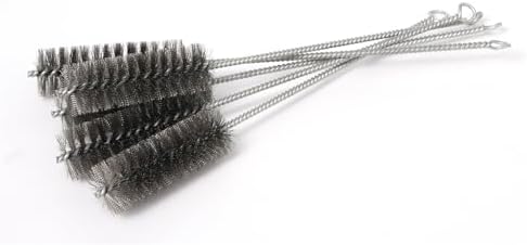 12 Inch Pipe Cleaning Brush Set with Stainless Steel Bristles, Steel Wire Tube Brush Kit for Auto Parts Polishing, Machining, Bottles, Tubes, Etc.（30mm-5pcs） - Image 7