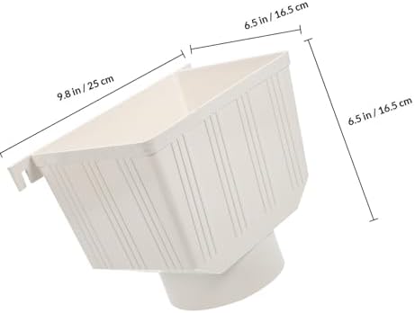 SOLUSTRE Downspout Diverter PVC Rainwater Collection Connector 110mm Gutter Downspout Filter for Rainwater Harvesting System Outdoor Water Drainage - Image 2